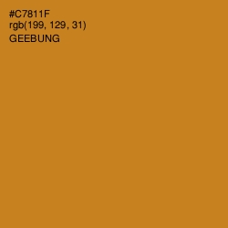 #C7811F - Geebung Color Image