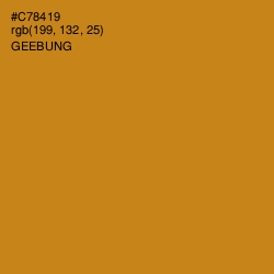 #C78419 - Geebung Color Image