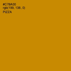 #C78A00 - Pizza Color Image