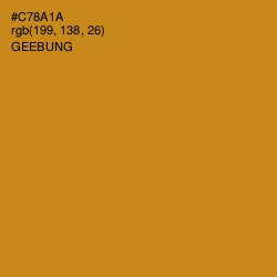 #C78A1A - Geebung Color Image