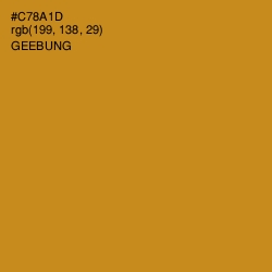 #C78A1D - Geebung Color Image