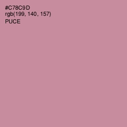 #C78C9D - Puce Color Image