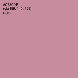 #C78C9E - Puce Color Image