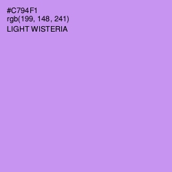 #C794F1 - Light Wisteria Color Image