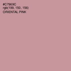 #C7969C - Oriental Pink Color Image
