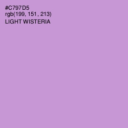 #C797D5 - Light Wisteria Color Image
