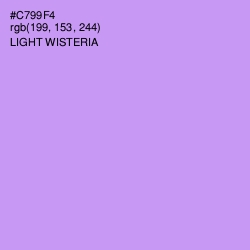 #C799F4 - Light Wisteria Color Image