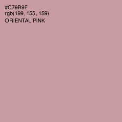 #C79B9F - Oriental Pink Color Image
