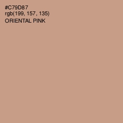 #C79D87 - Oriental Pink Color Image