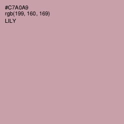 #C7A0A9 - Lily Color Image