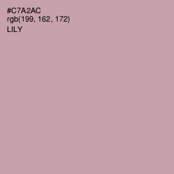 #C7A2AC - Lily Color Image