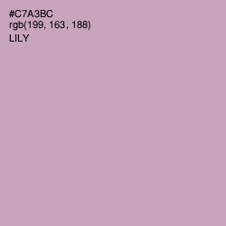 #C7A3BC - Lily Color Image