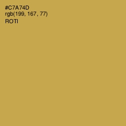#C7A74D - Roti Color Image