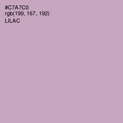 #C7A7C0 - Lilac Color Image