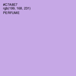 #C7A8E7 - Perfume Color Image