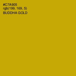 #C7A905 - Buddha Gold Color Image