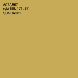 #C7AB57 - Sundance Color Image