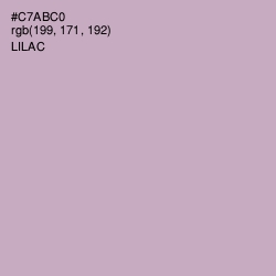 #C7ABC0 - Lilac Color Image