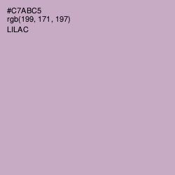 #C7ABC5 - Lilac Color Image