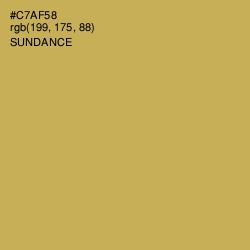 #C7AF58 - Sundance Color Image