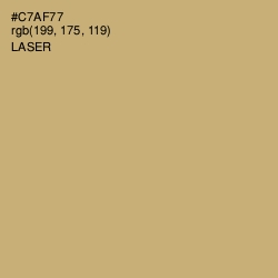 #C7AF77 - Laser Color Image