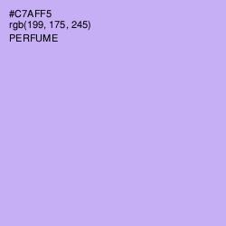 #C7AFF5 - Perfume Color Image