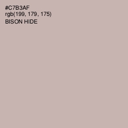 #C7B3AF - Bison Hide Color Image