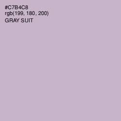 #C7B4C8 - Gray Suit Color Image
