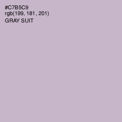 #C7B5C9 - Gray Suit Color Image