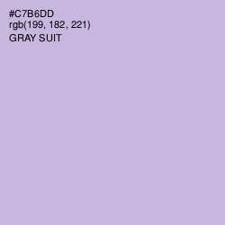 #C7B6DD - Gray Suit Color Image