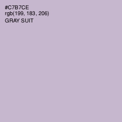 #C7B7CE - Gray Suit Color Image
