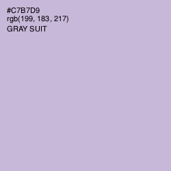 #C7B7D9 - Gray Suit Color Image