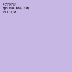 #C7B7E4 - Perfume Color Image