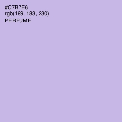 #C7B7E6 - Perfume Color Image