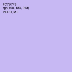 #C7B7F3 - Perfume Color Image