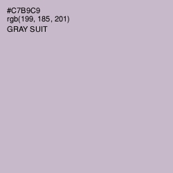 #C7B9C9 - Gray Suit Color Image