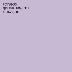 #C7B9D3 - Gray Suit Color Image