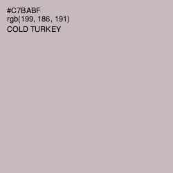 #C7BABF - Cold Turkey Color Image