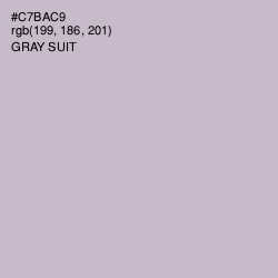 #C7BAC9 - Gray Suit Color Image