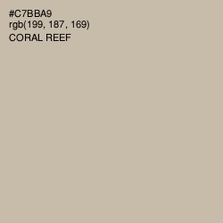 #C7BBA9 - Coral Reef Color Image
