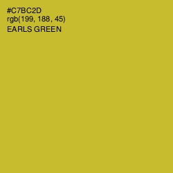 #C7BC2D - Earls Green Color Image