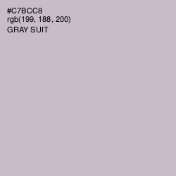 #C7BCC8 - Gray Suit Color Image