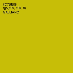 #C7BE08 - Galliano Color Image