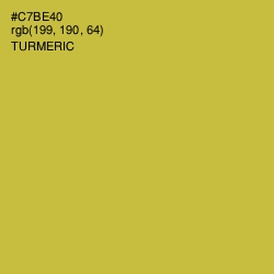 #C7BE40 - Turmeric Color Image