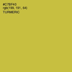 #C7BF40 - Turmeric Color Image