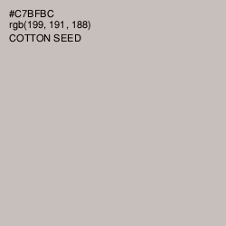 #C7BFBC - Cotton Seed Color Image