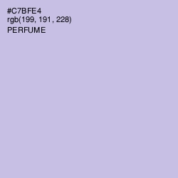 #C7BFE4 - Perfume Color Image