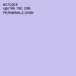 #C7C0EE - Periwinkle Gray Color Image