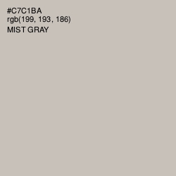 #C7C1BA - Mist Gray Color Image