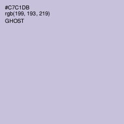 #C7C1DB - Ghost Color Image